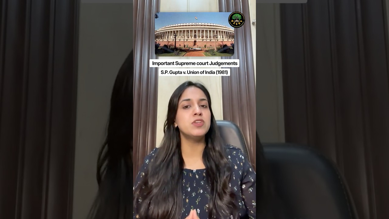 Important Supreme Court Judgement Cases| Episode 9| First Judges Case (1981)