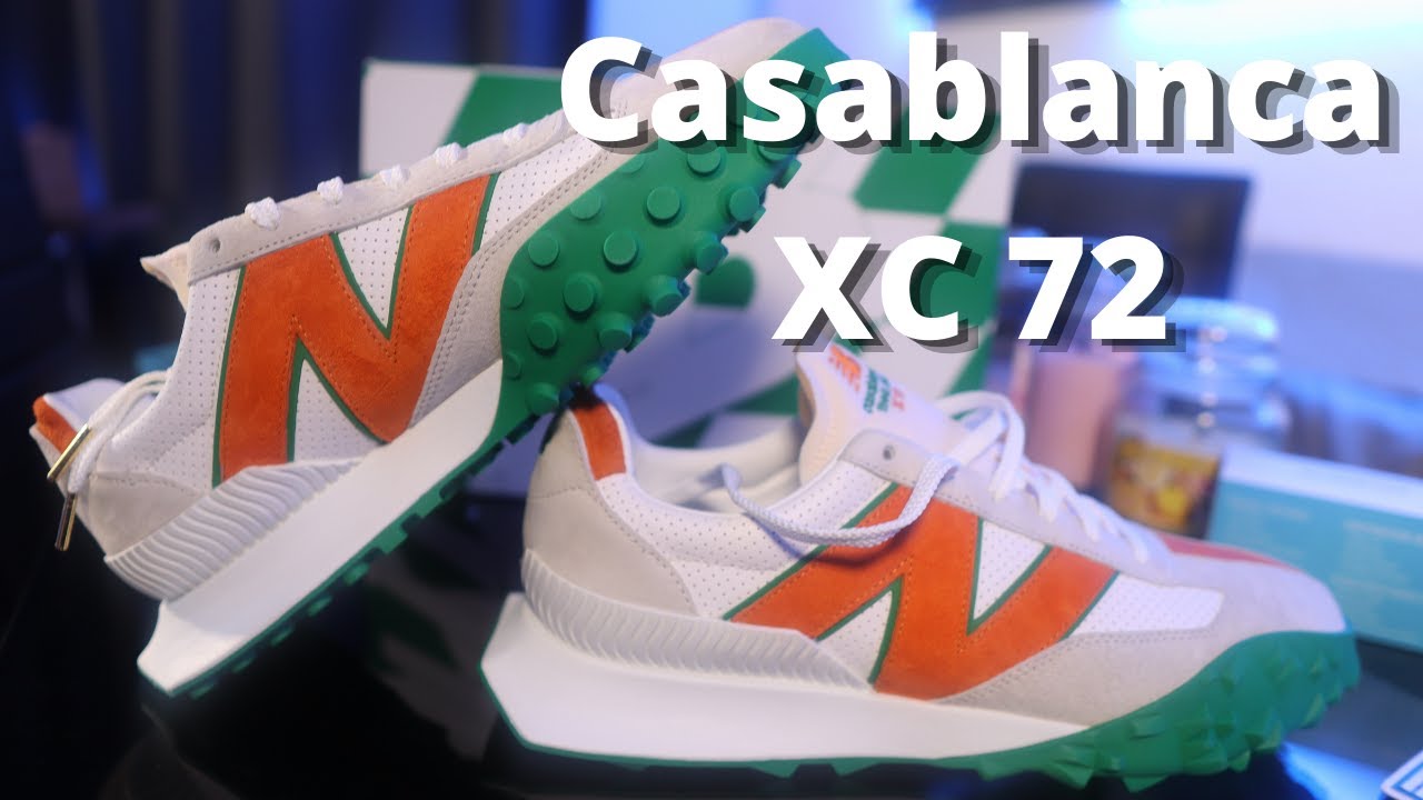 NEW BALANCE CASABLANCA XC 72 - GREEN/ORANGE - UNBOXING REVIEW