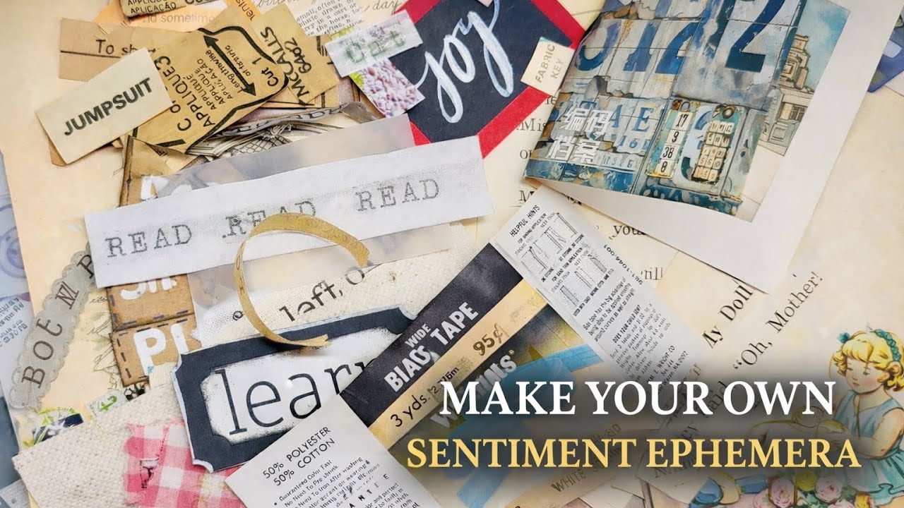 30 Easy Ephemera Ideas for Sentiments (Inexpensive + Beautiful!)