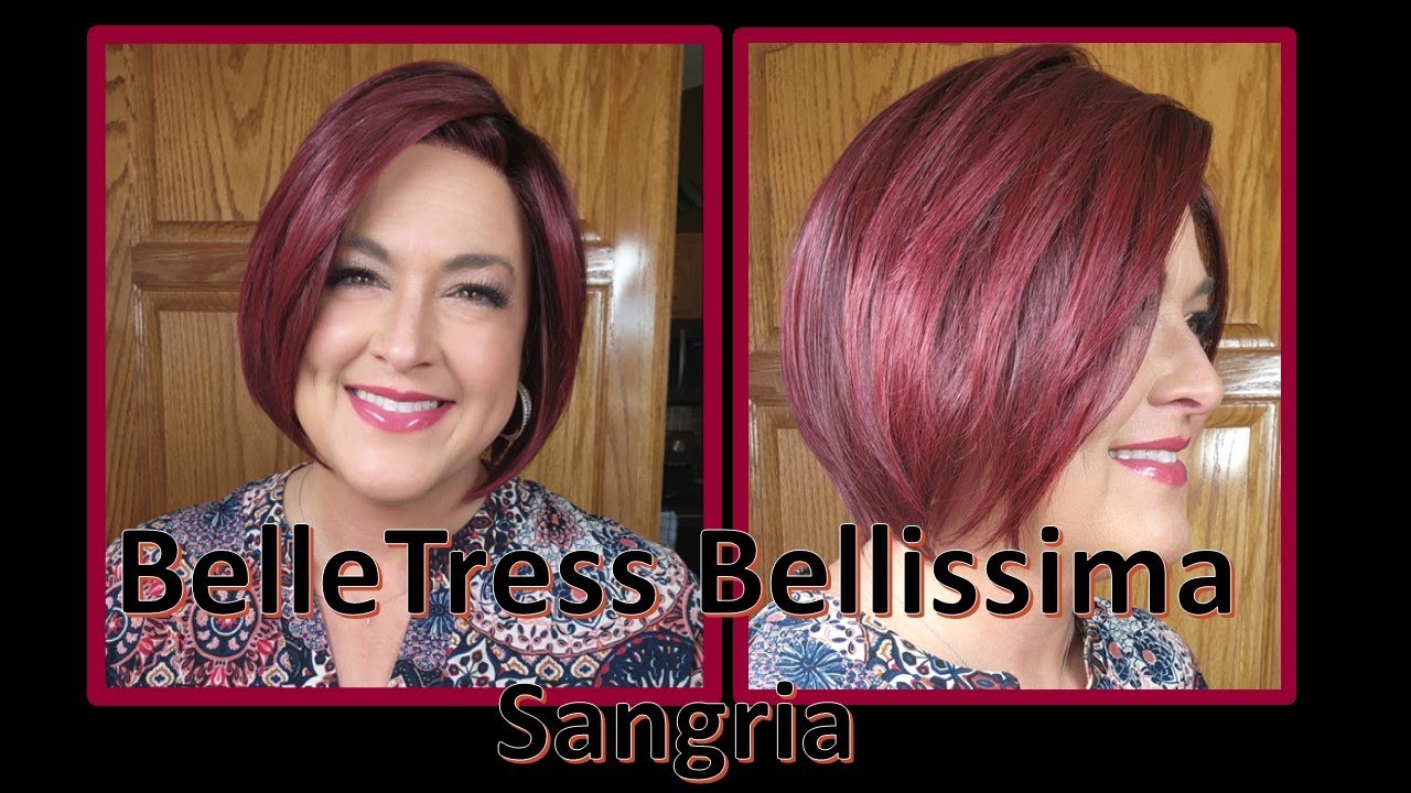 BelleTress Bellissima in SANGRIA!!  NEW RED COLOR FOR FALL 2022!  Oh my gosh, this is STUNNING!
