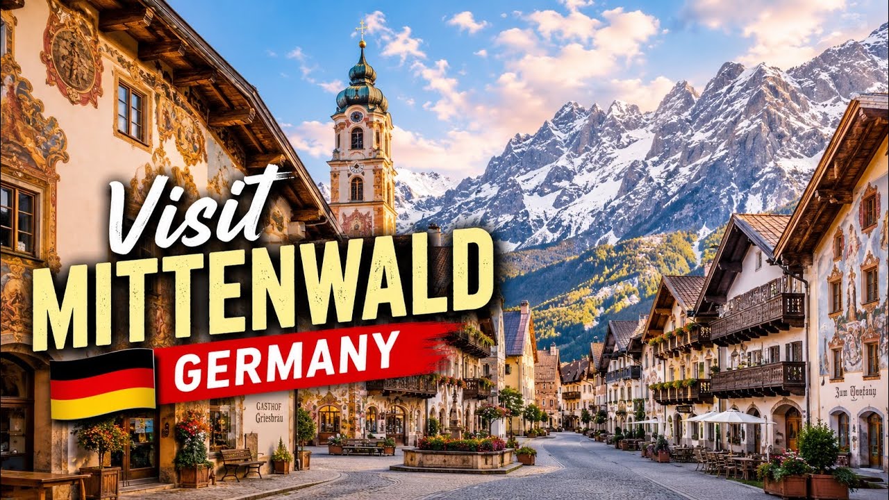 Mittenwald Walking Tour 🇩🇪 | One of Germany’s Most Beautiful Alpine Villages