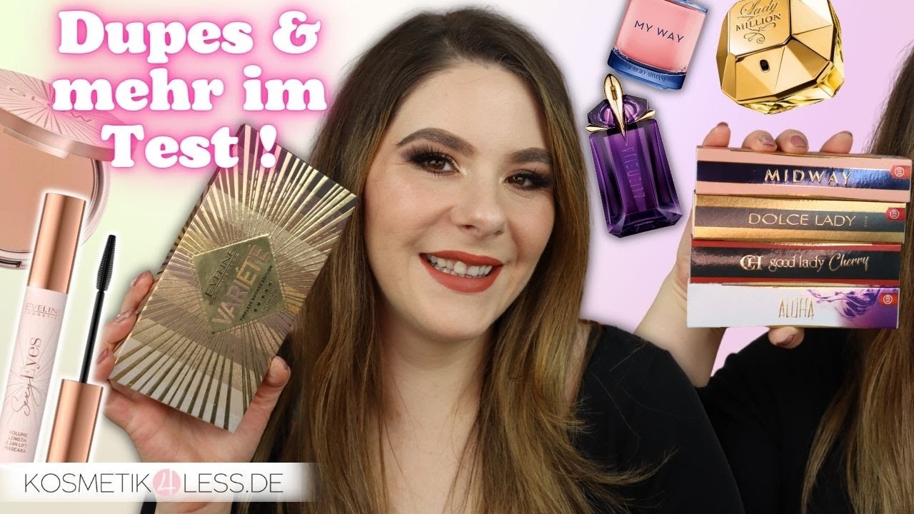 Soo viele DUPES  😍 Parfum & Make-up im Test | Eveline Cosmetics & Co. Kosmetik4less