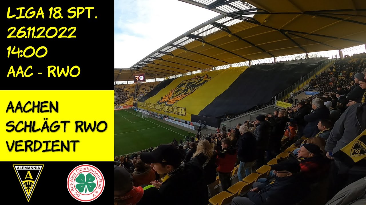 Alemannia - Oberhausen (26.11.2022, Regionalliga West 18. Spieltag)