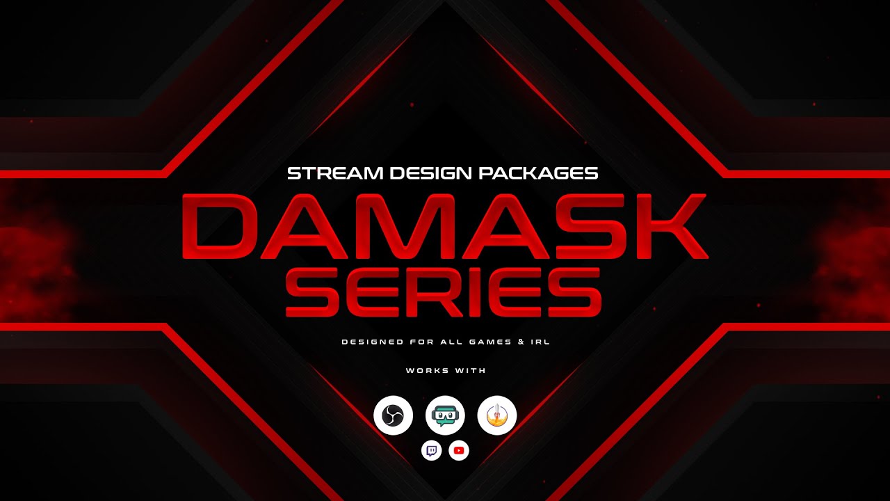 OWN3D.TV - Animated Damask Overlay Package [Twitch/Youtube/Facebook/Co][OBS/SLOBS/XSPLIT]