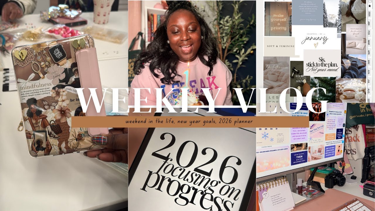Reset With Me | Weekly Vlog, 2026 Goals & Planner Setup 