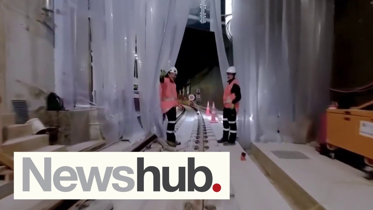 Sneak peak into Auckland's City Rail Link station, built to handle 54k passengers per hour | Newshub