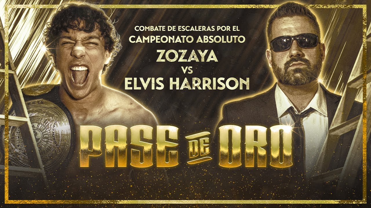 [FULL MATCH] Zozaya vs Elvis Harrison [CAMPEONATO ABSOLUTO DE LA TRIPLE W] |Pase de Oro