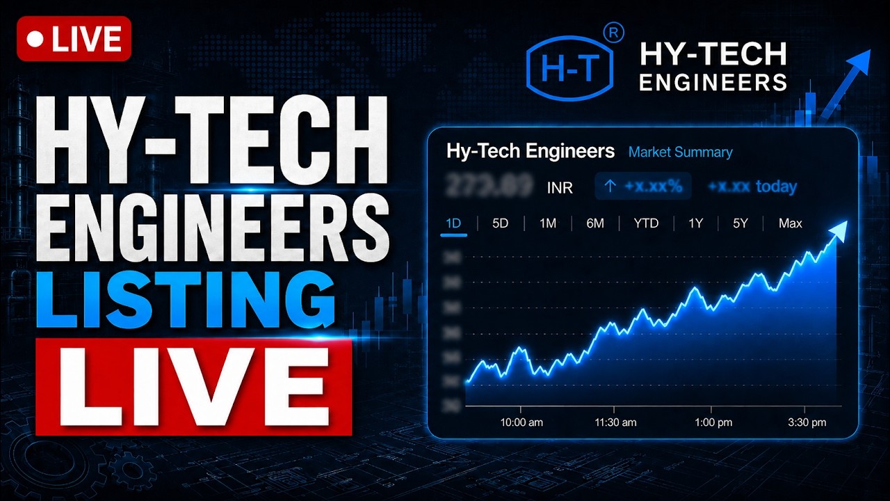 Hy-Tech Engineers Share Price Live: Hy-Tech Engineers IPO LIVE | Hy-Tech Engineers Listing LIVE