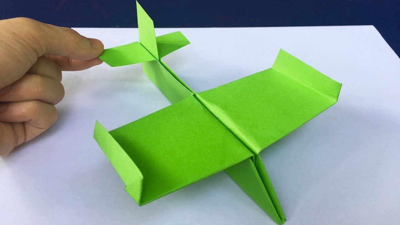 cách gấp một chiếc máy bay giấy trực thăng ,cách gấp máy bay giấy bay mãi không rơi.