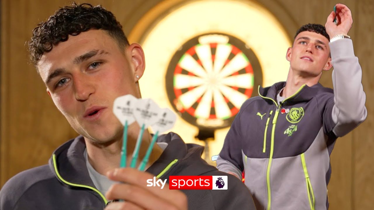 Phil Foden VS Sky Sports | ULTIMATE Darts Challenge!  🎯