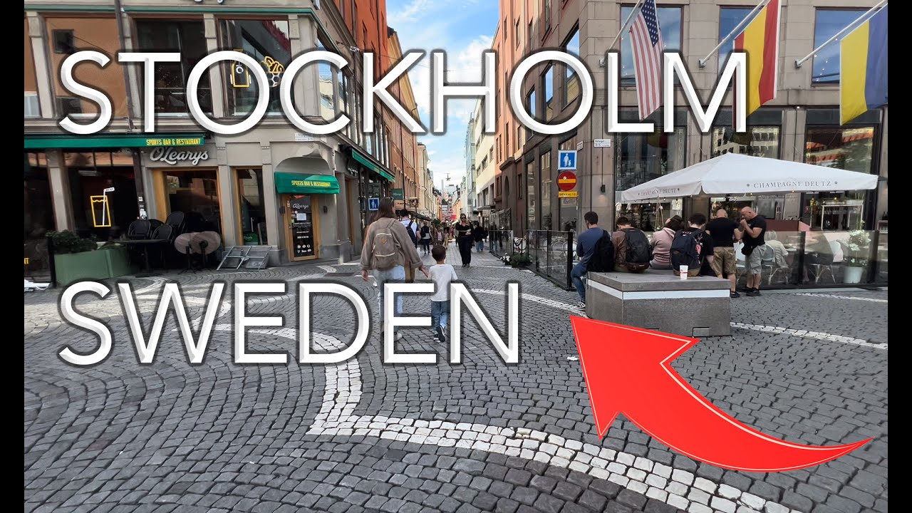 Beautiful Stockholm 🇸🇪 Summer 2023 ☀️🚶&zwj;♂️4K-HDR Walking Tour