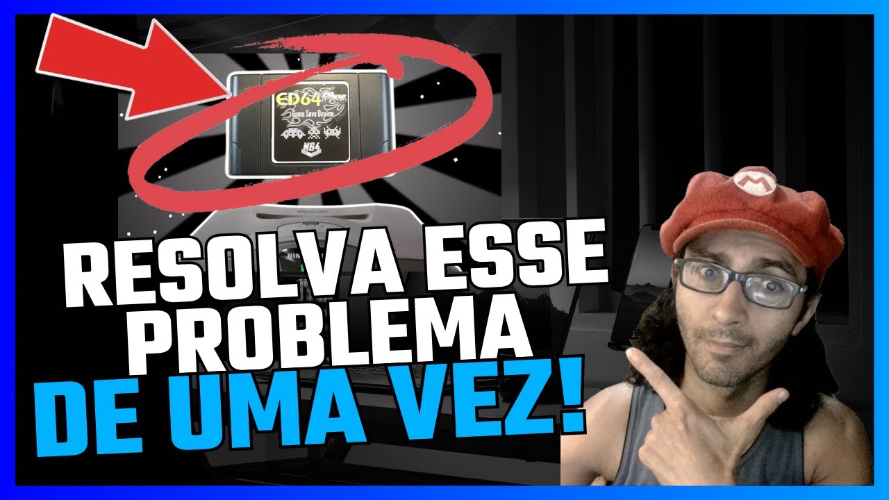 ED64 plus Tela preta resolvido!