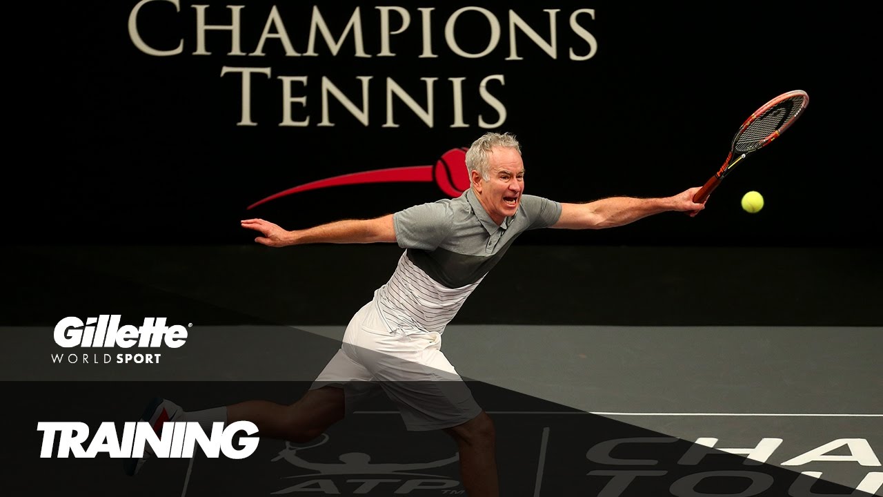 Training the next tennis Champion with John McEnroe | Gillette World Sport
