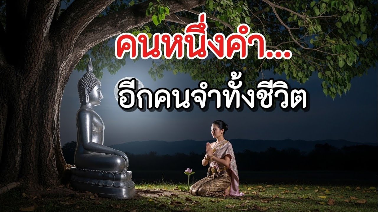 คำพูดเพียงคำเดียว…ทำให้เราตกต่ำได้จริงไหม?#ใจสงบเพราะพบธรรม#ธรรมะสอนใจ#รักษาใจด้วยธรรมะ#แสงสว่าง