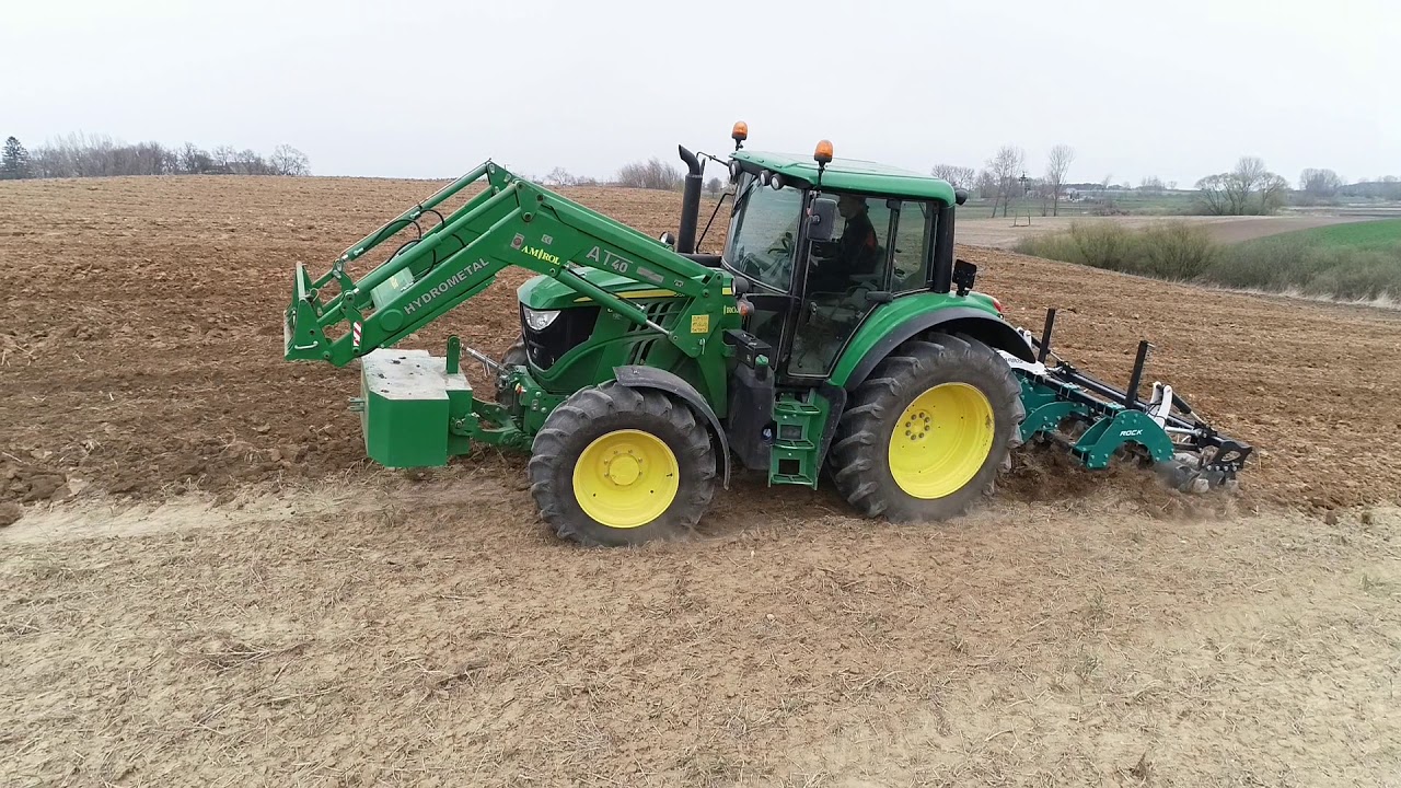 Testy Arbos/John Deere 6120m /Pług dłutowy Rock