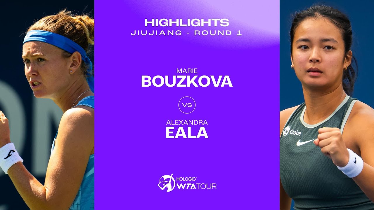 Мария Бузкова vs Александра Эла | 2024 Цзюцзян, раунд 1 | Обзор матча WTA