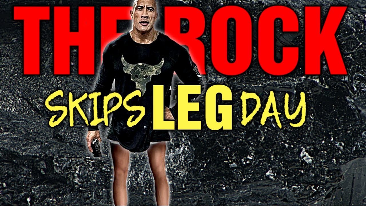 The Rock Skips Leg Day