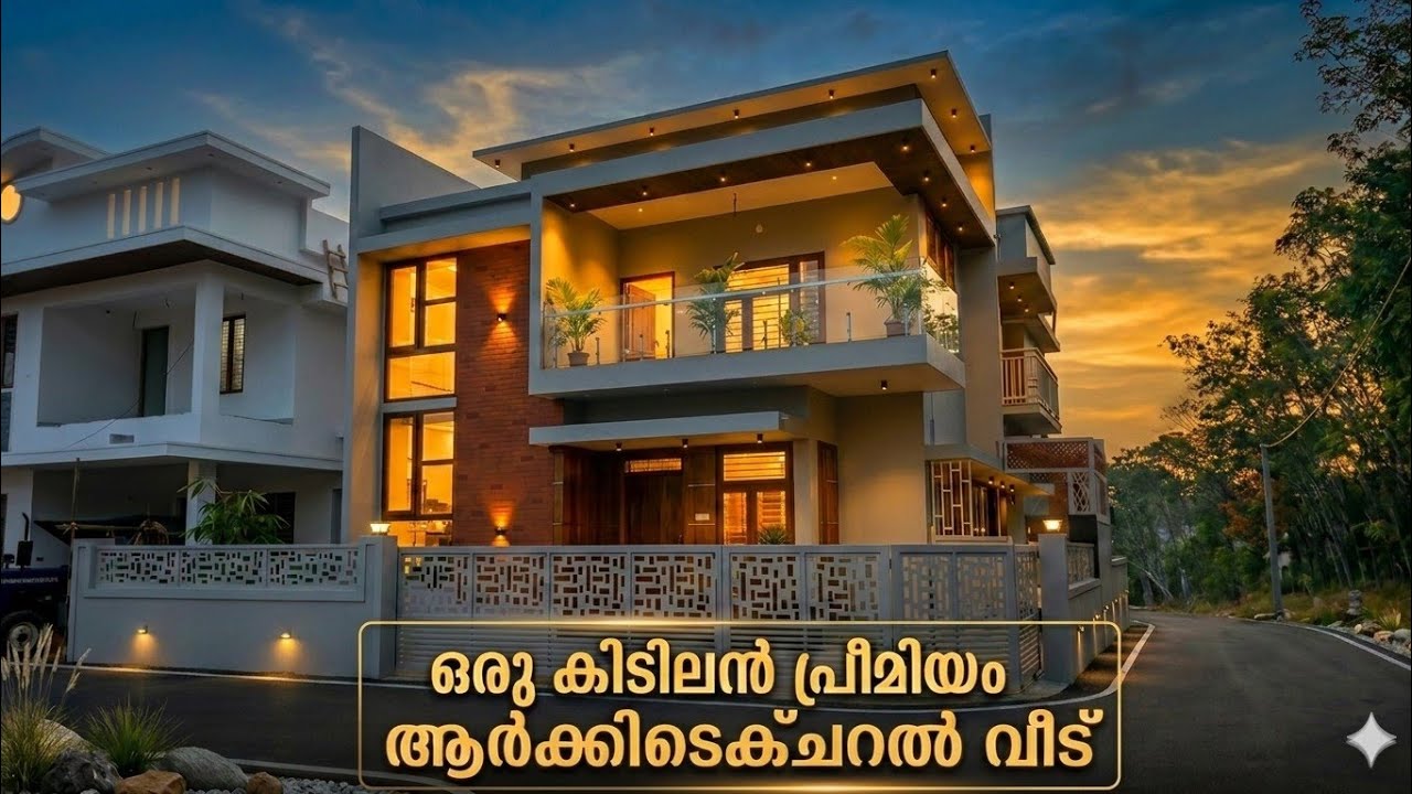 ഒരു കിടിലൻ പ്രീമിയം ആർക്കിടെക്ചറൽ വീട് വിൽപ്പനയ്ക്ക് | PUKKATTUPADY 