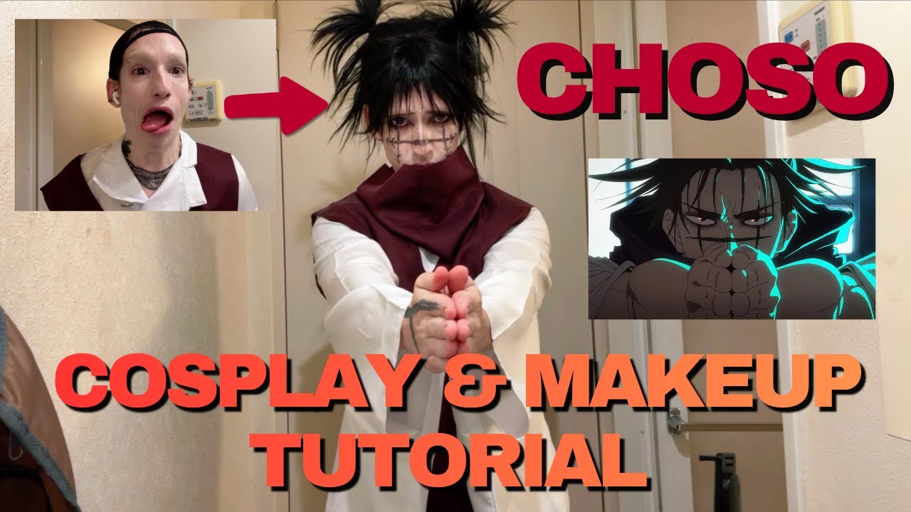 CHOSO (JUJUTSU KAISEN) FULL COSPLAY, HAIR & MAKEUP TUTORIAL