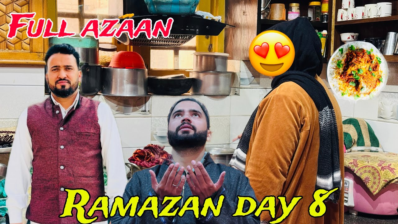Aashu Bhai Ki Full Azaan 😍 || Ramazan Day 8 || Family Vlog