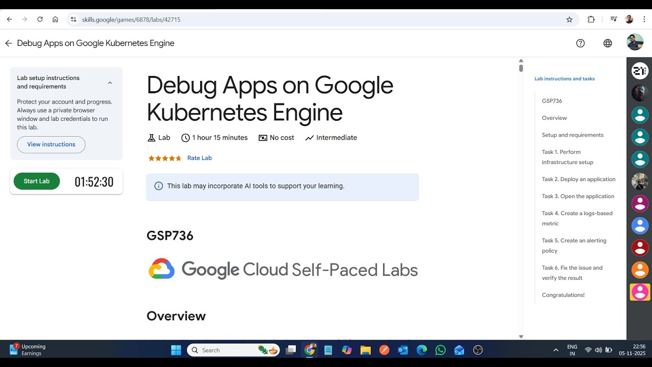 Отладка приложений на Google Kubernetes Engine || Лабораторное решение || Google Cloud Arcade 2025