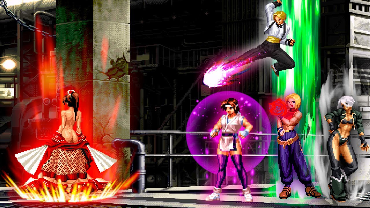 [KOF MUGEN] Mai Phoenix VS Girls Team