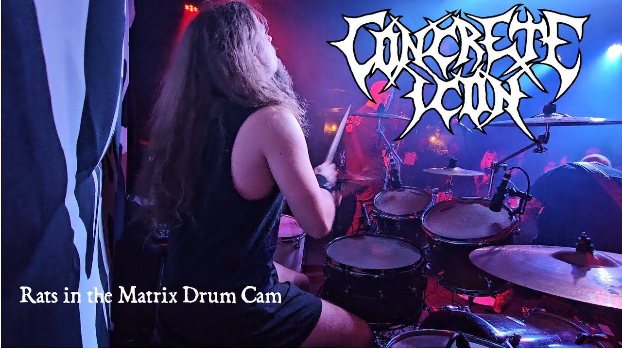 Andreas Kaarnimo - Concrete Icon - Rats in the Matrix (Drum cam)