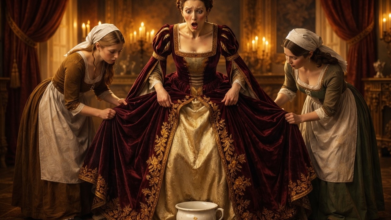 1350: Bacinillas bajo la falda y vestidos sin lavar – La sucia realidad de las Reinas Medievales