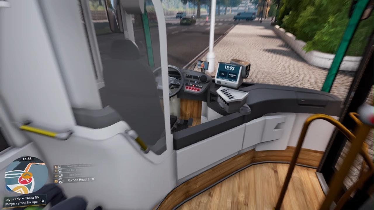 Bus Simulator 21 Linia 55 przejazd Mercedesem-Benzem Capą City L Część 3