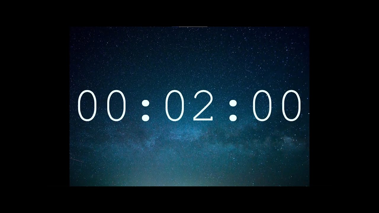 2 minute timer + alien alarm (space version)