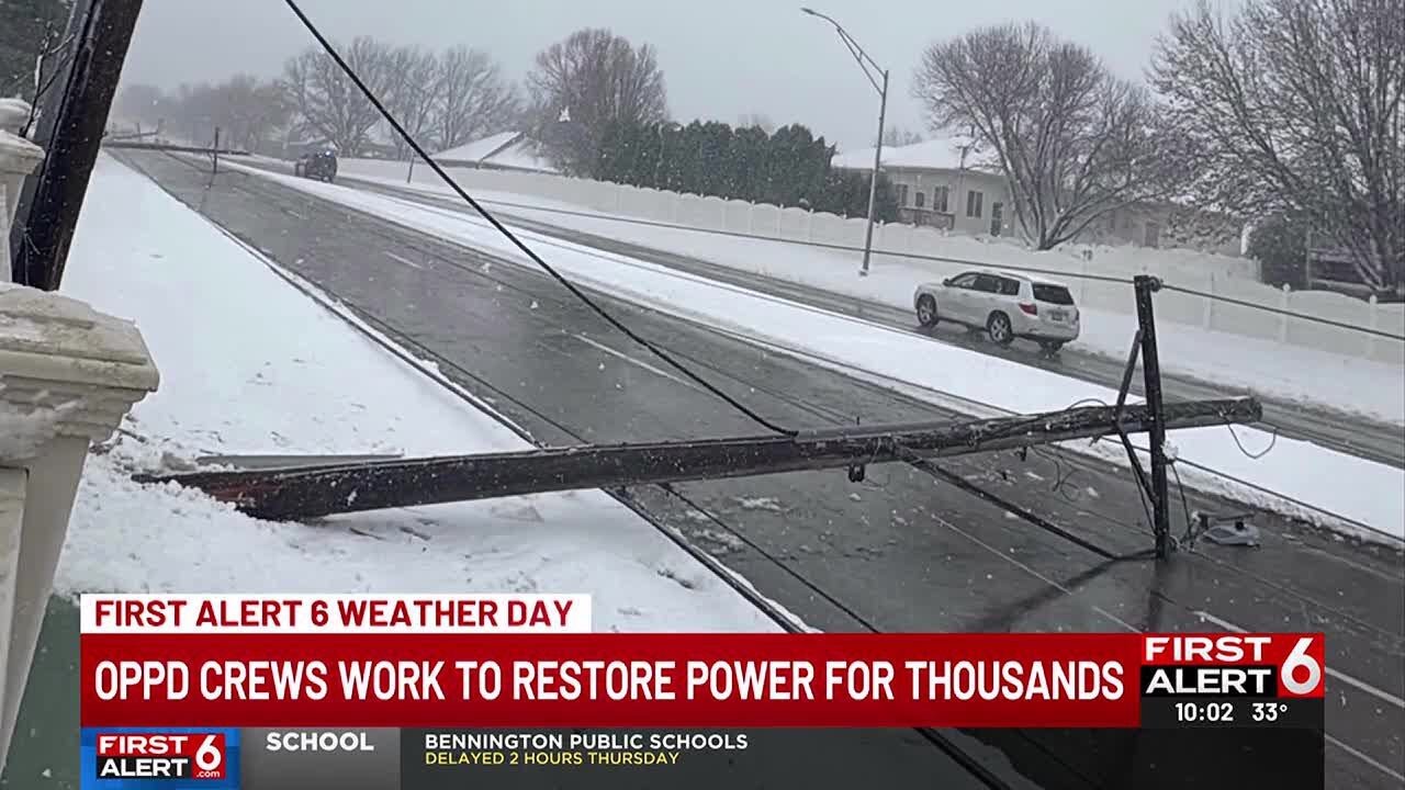 OPPD: Blizzard caused 'historic' power outage in Omaha