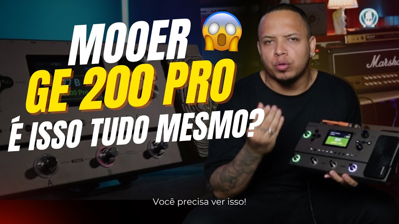 Mooer GE200 Pro: A Pedaleira MULTI-EFEITOS Definitiva ?