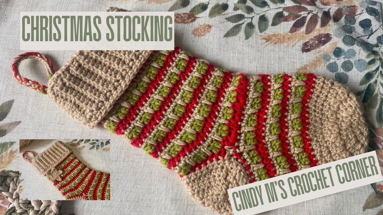 Easy Christmas Stocking Crochet Tutorial | Festive & Beginner-Friendly