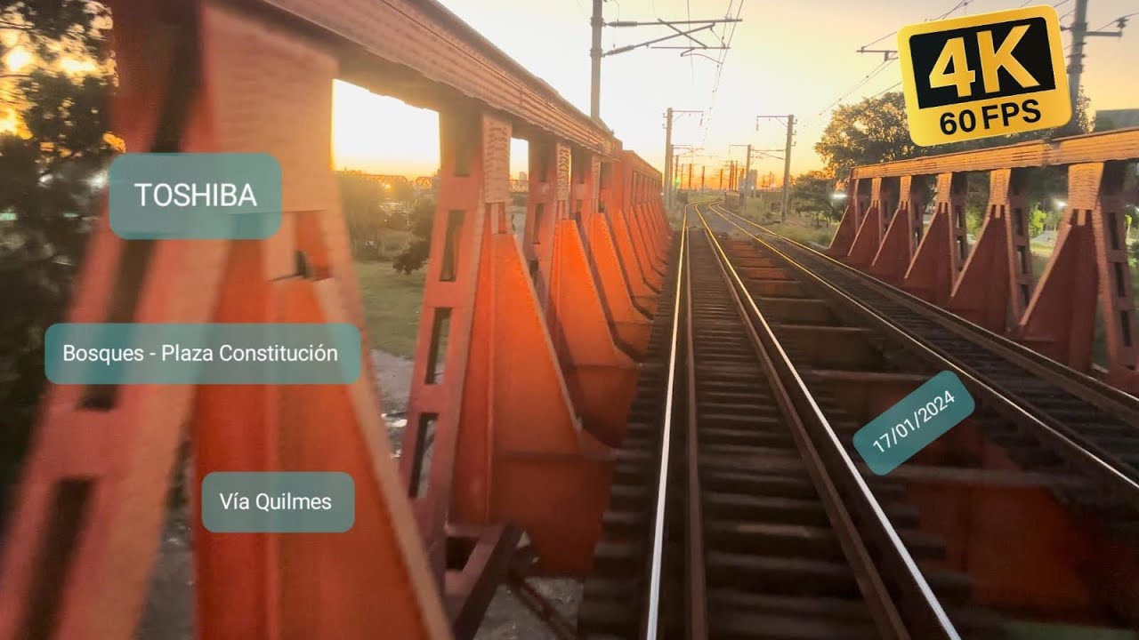 Cabview | Trenes Argentinos | Bosques - P. Constitución | 17/01/2024 #train #cabride #travel #rail