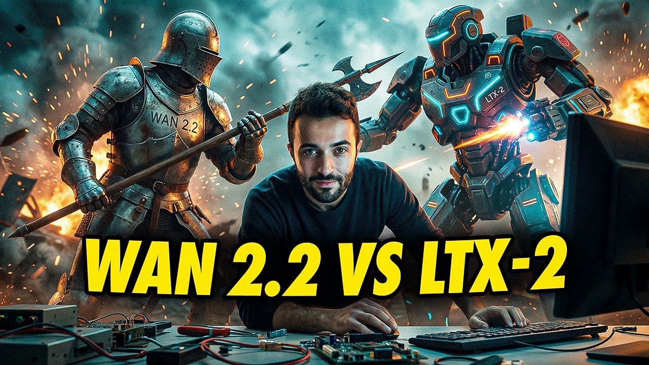Wan 2.2 vs LTX-2 Quelle IA Vidéo installer Aujourd'hui ?