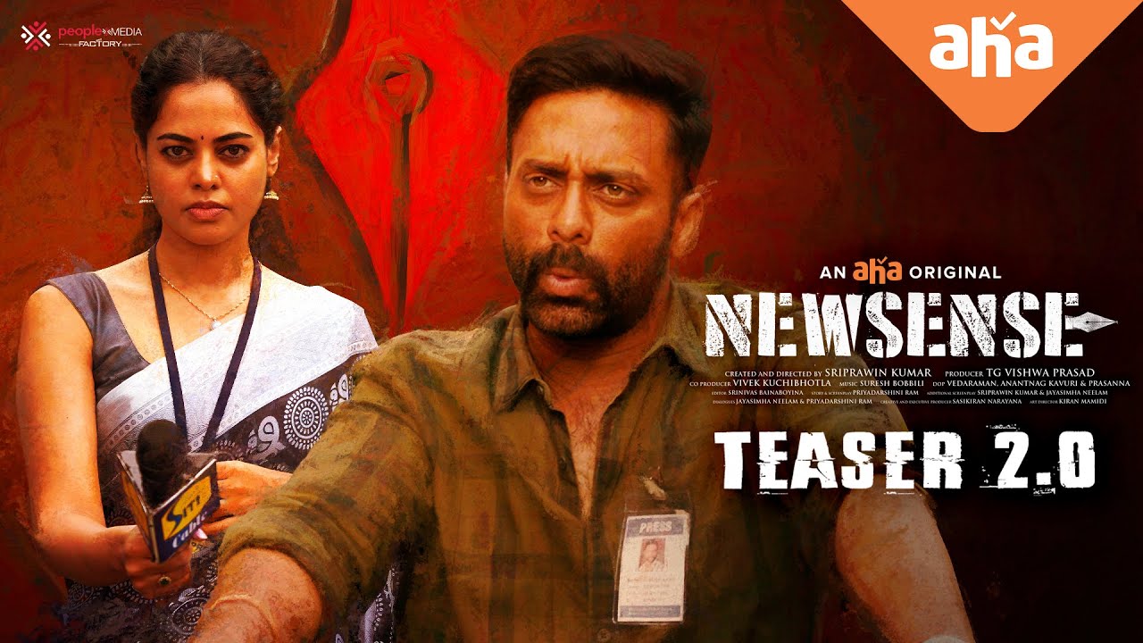 NEWSENSE Teaser 2.0 | An aha Original Series | Navdeep | Bindu Madhavi | Sri Prawin Kumar