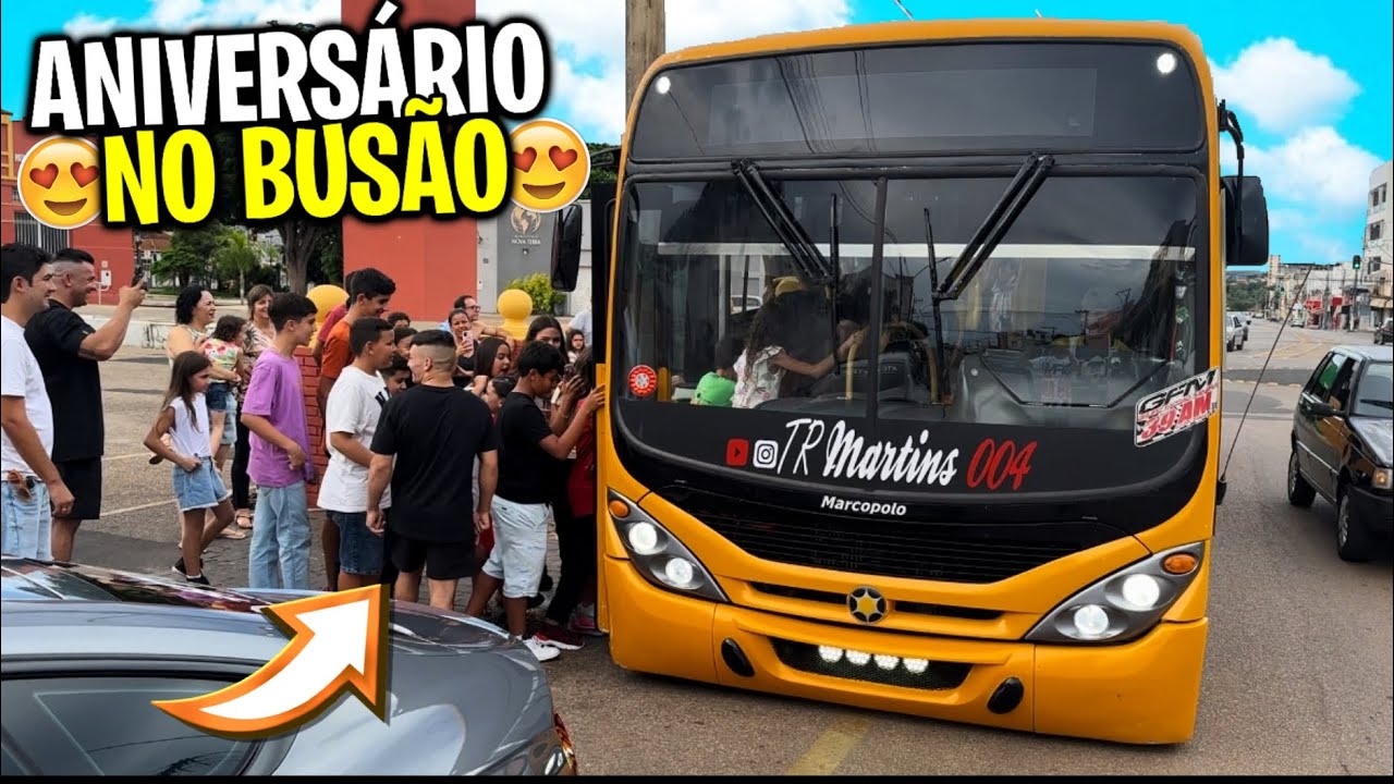 Anivers&aacute;rio na cidade vizinha com o bus&atilde;o mais famoso do Brasil 🇧🇷