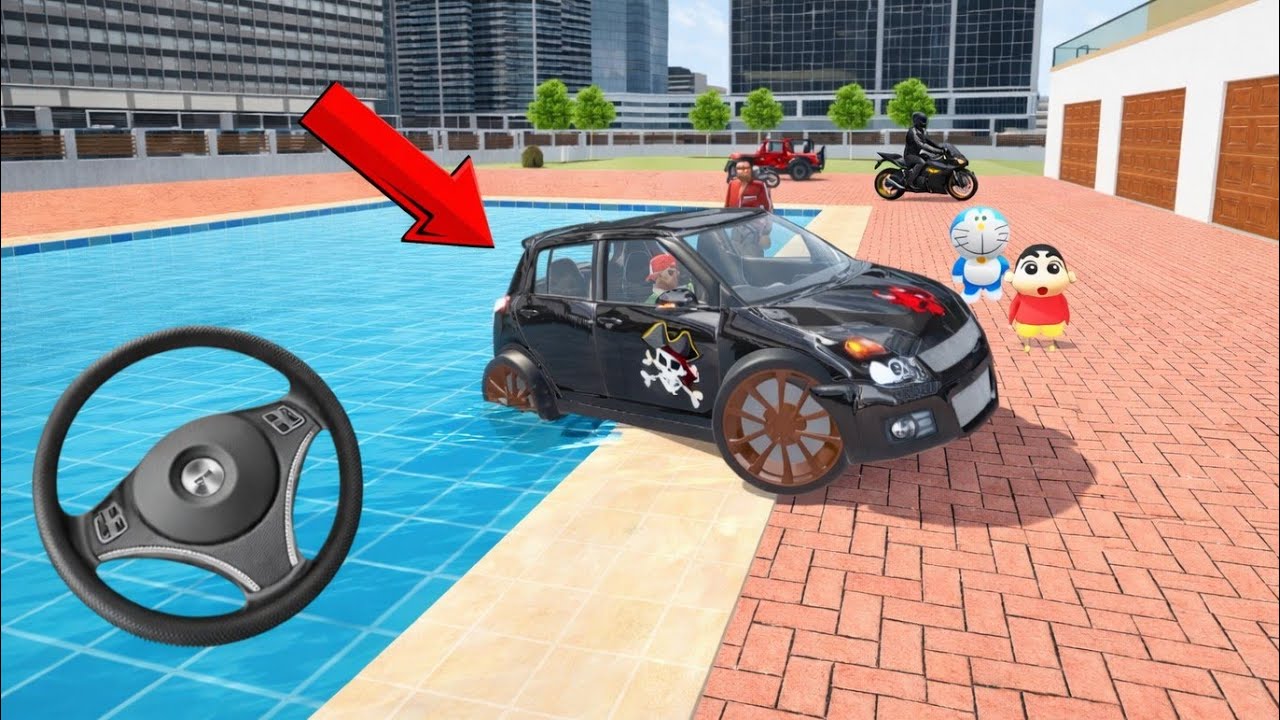 Franklin buy new Swift and modified like monster #franklin #automobile #indinbikedrive #indiangta 