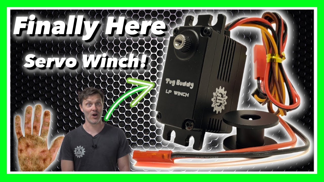 NEW SERVO WINCH from Holmes Hobbies (game changer) TUG BUDDY
