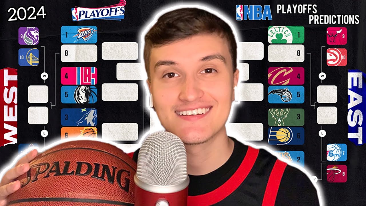 ASMR | 2024 NBA Playoffs Predictions 🏀💤 (whisper ramble)