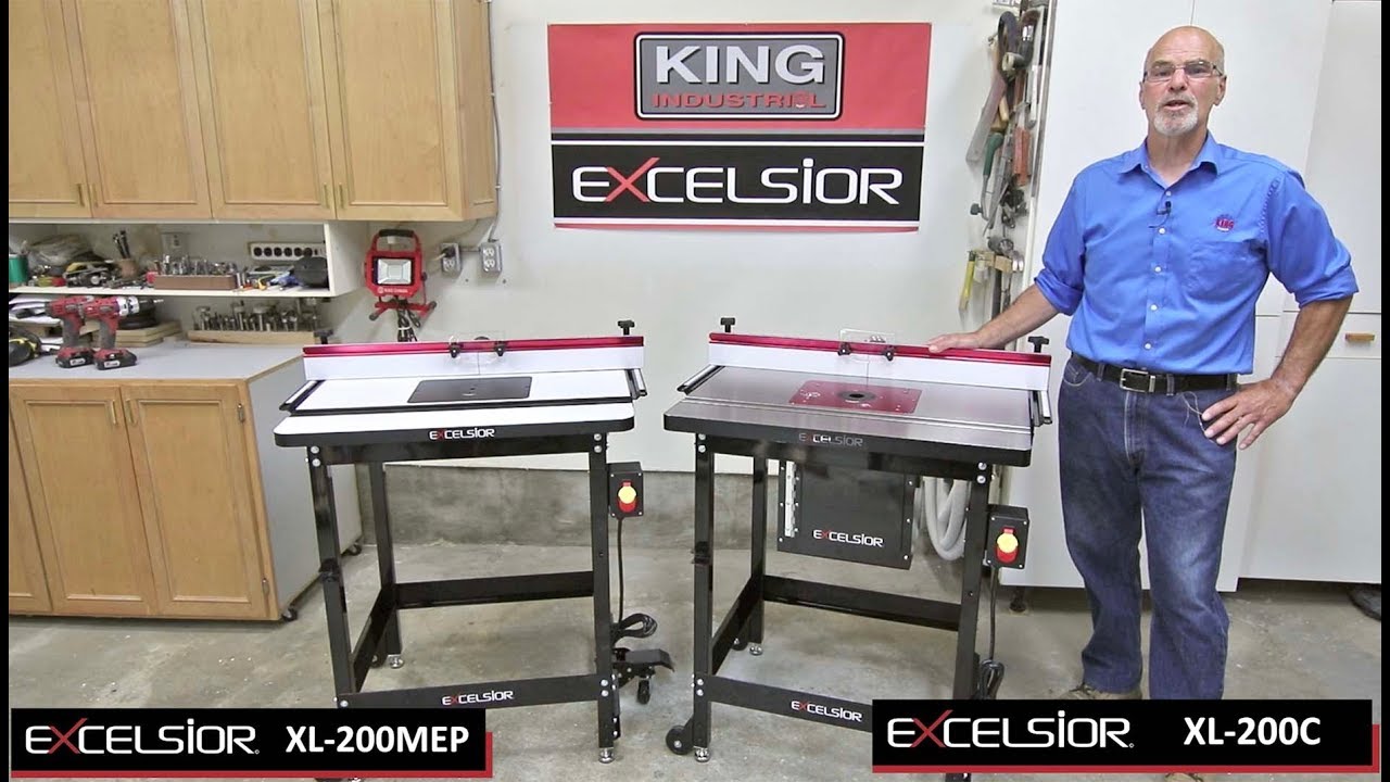 Excelsior Router Tables and Accessories