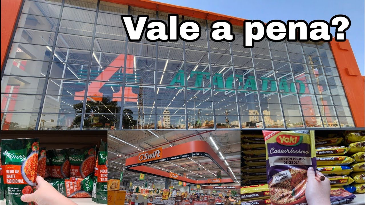 TROQUEI O ASSAÍ PELO ATACADÃO | VALEU A PENA? | COMPRA COMPLETA 