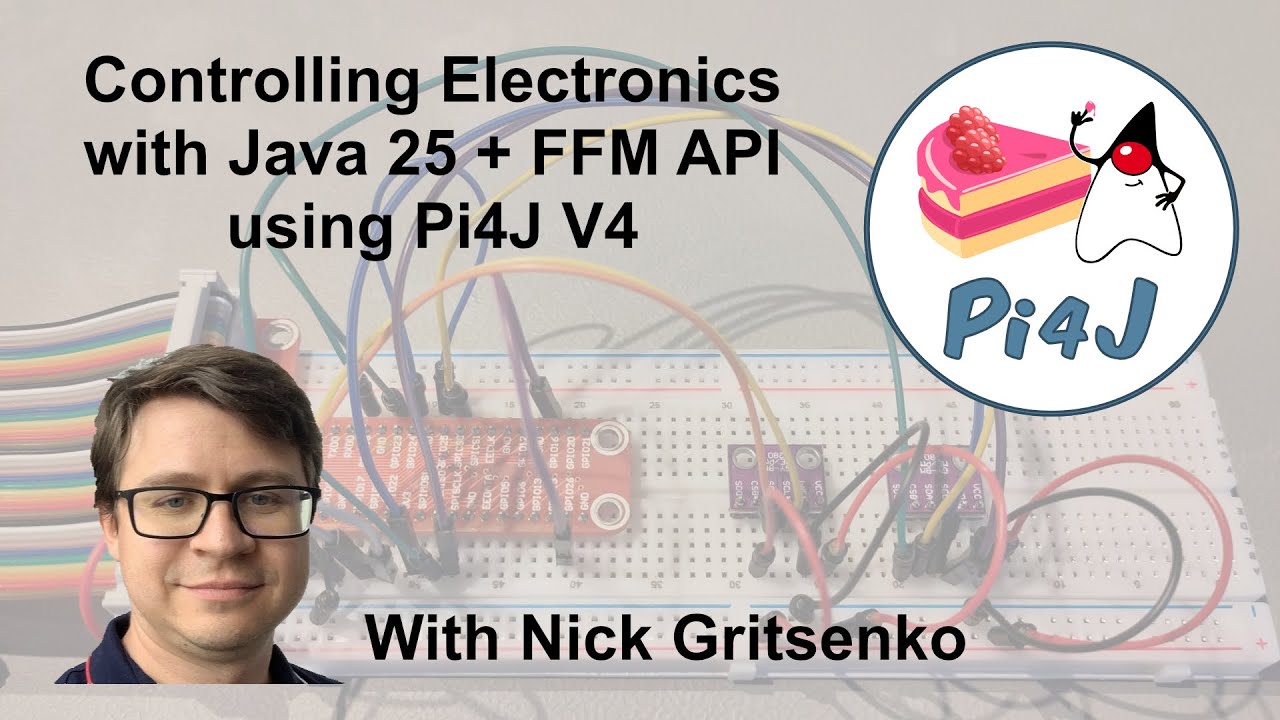 Управление электроникой с помощью Java 25 и API FFM на Pi4J V4