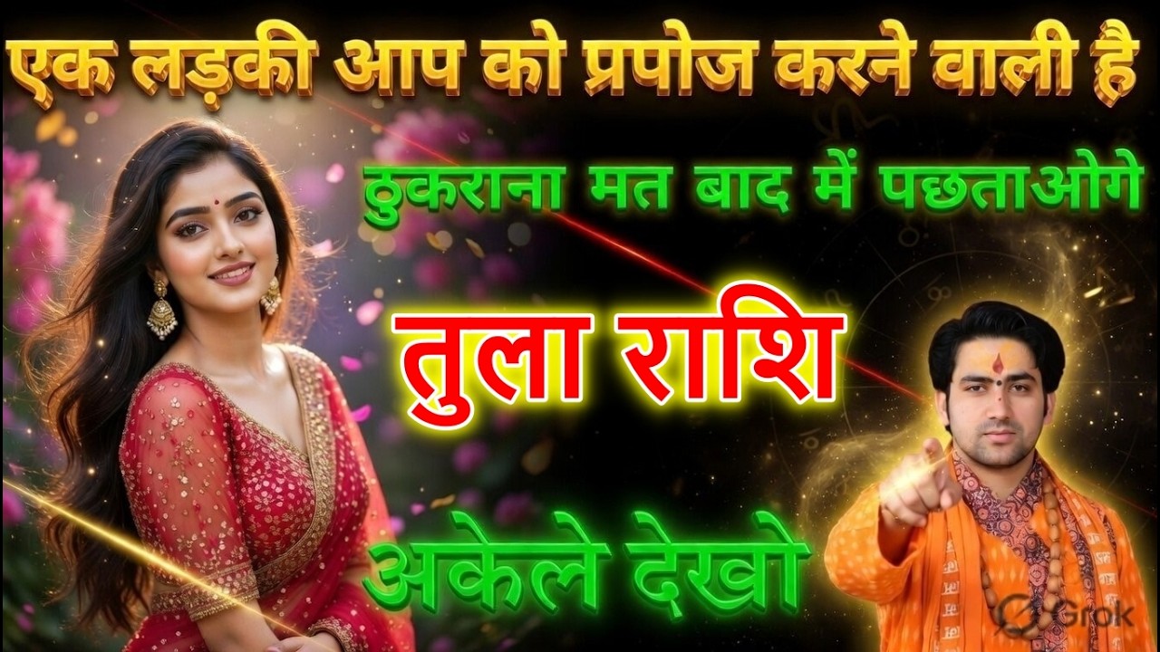 तुला राशि | एक लड़की आपको प्रपोज करने वाली है | इंकार मत करना वरना पछताओगे