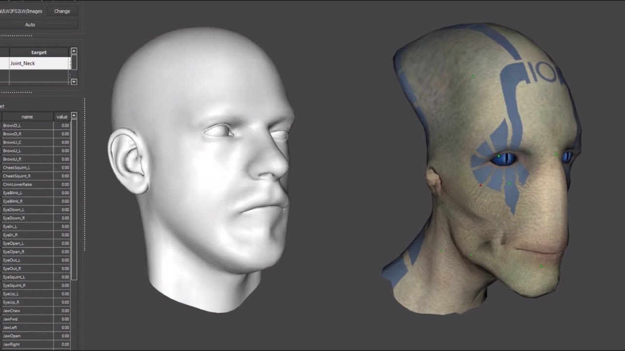 Lightwave To Faceshift And Back - A Tutorial