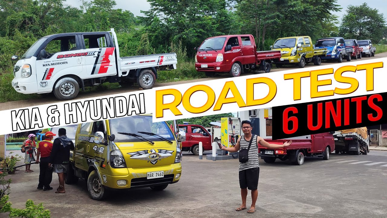 ROAD TEST 6 UNITS KIA BONGO HYUNDAI PORTER SURPLUS