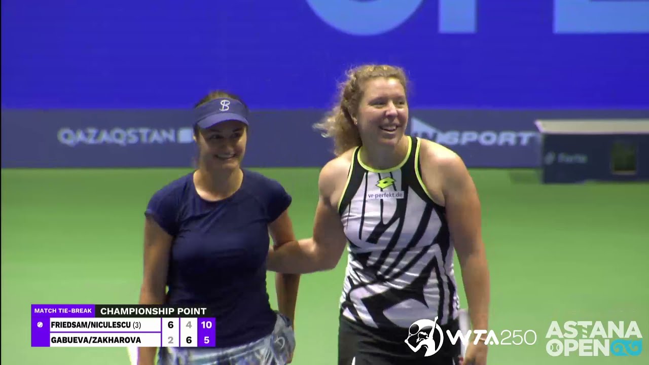 A. Friedsam / M. Niculescu vs A. Gabueva / A. Zakharova Final Highlights | WTA250 Astana Open