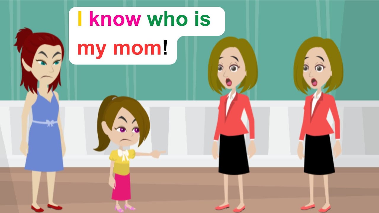 Who is Ella's mother? - English Funny Animated Story - Ella English