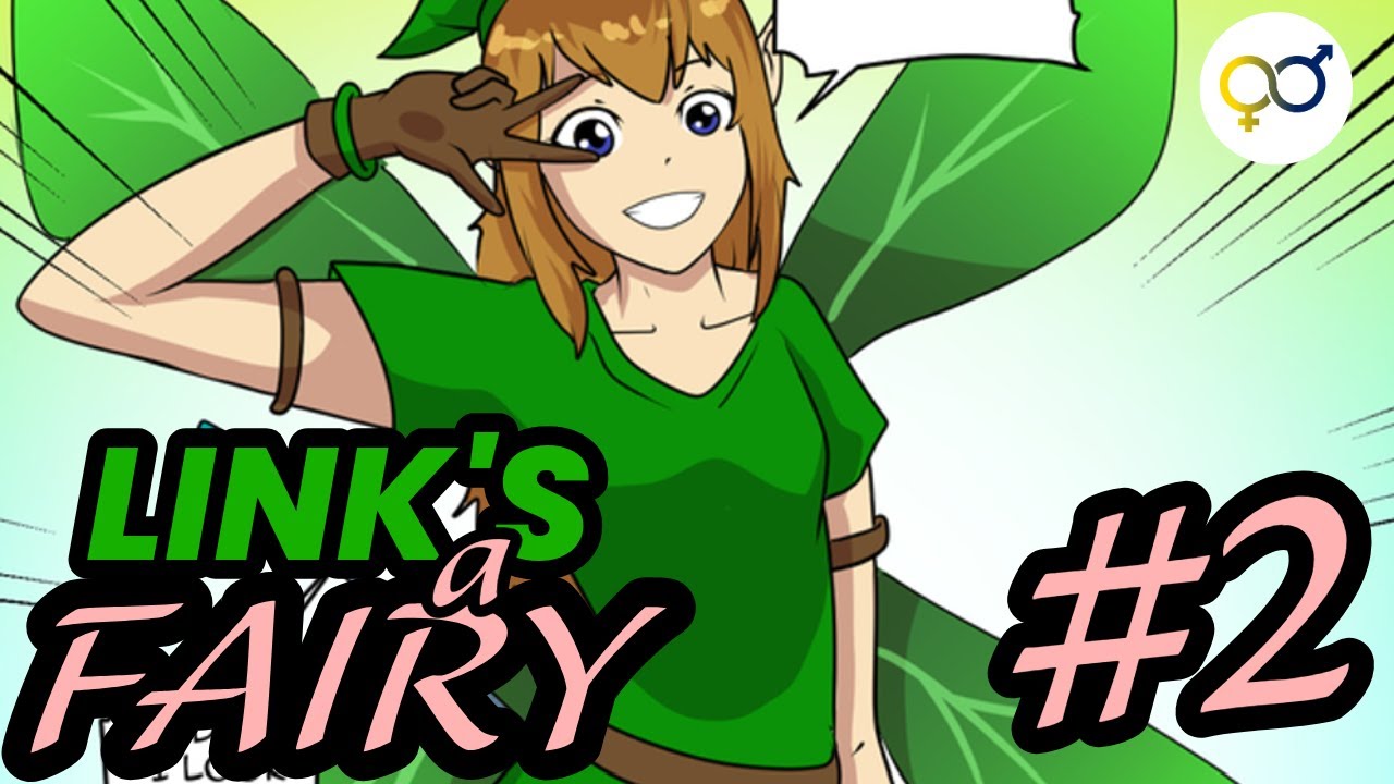 Link's A Fairy Part 2: LINK! Fairy's Don't Carry Swords! | Dub Comic | Genderbend | #zelda