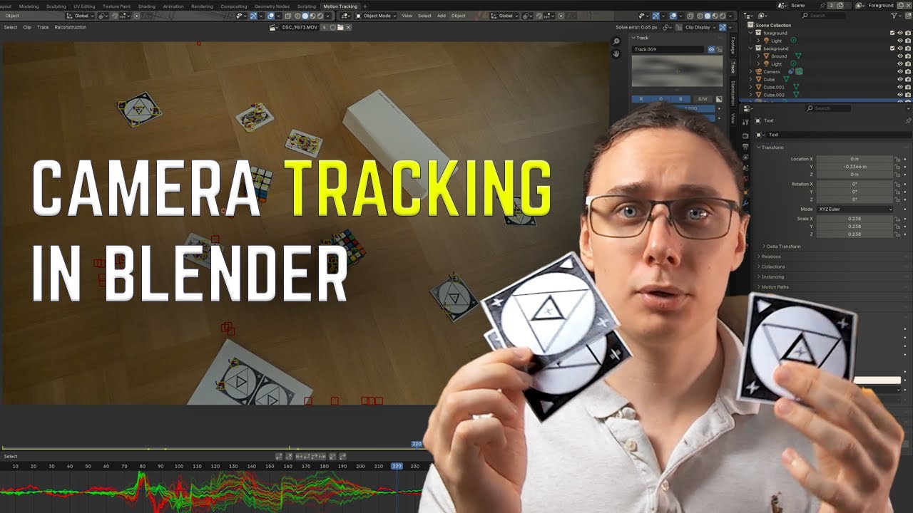 Camera Motion Tracking In Blender